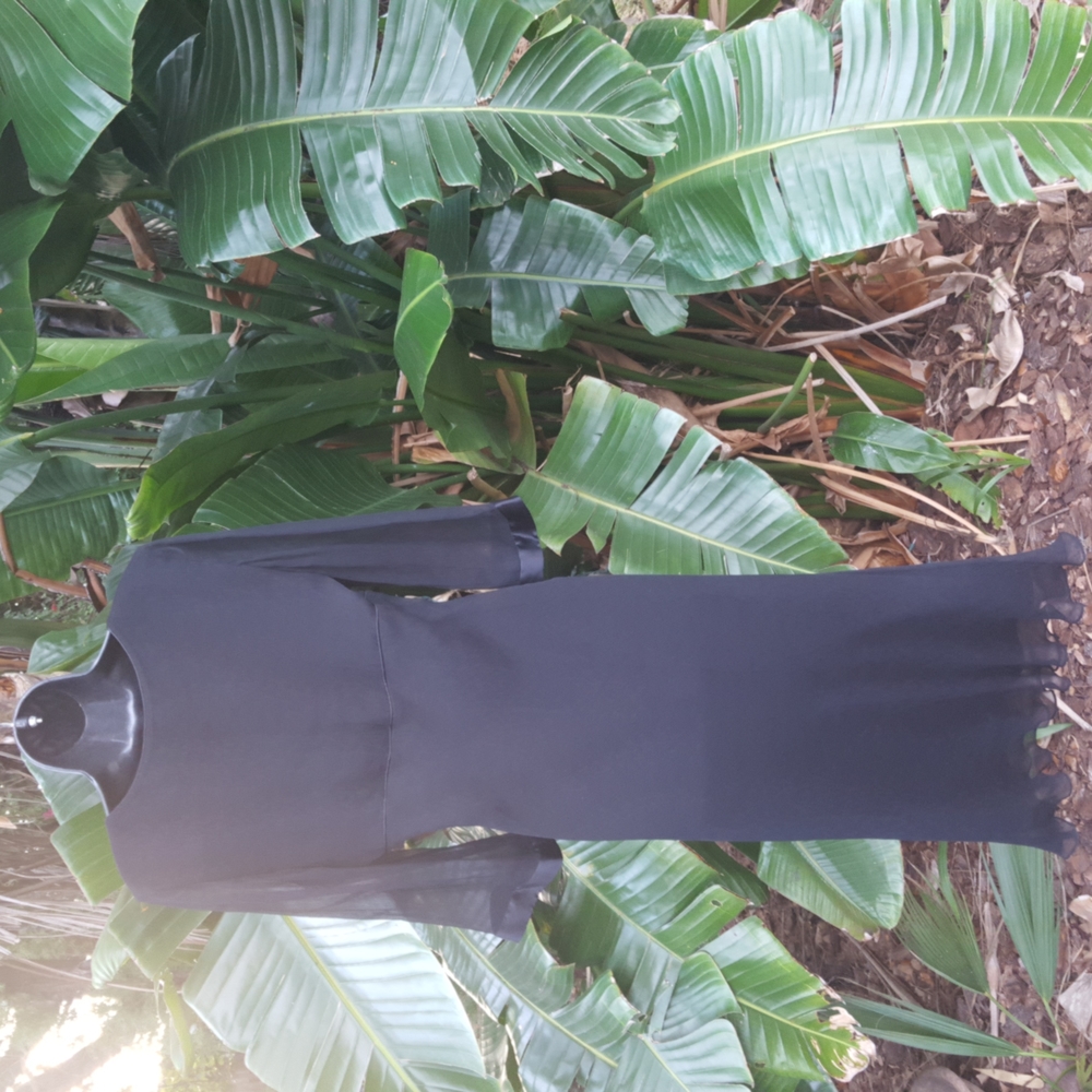 Vintage silk tea dress - Picture 6 of 12